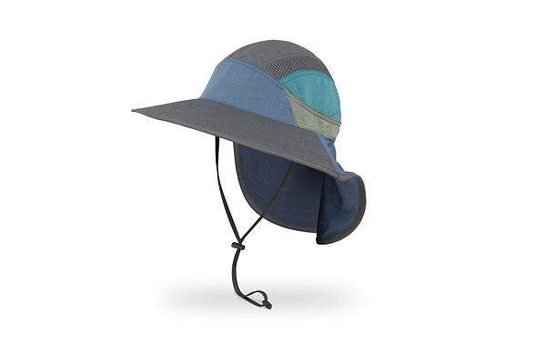 Sbalitelný UV klobouk Ultra Adventure Hat modrošedý pro starší děti i dospělé