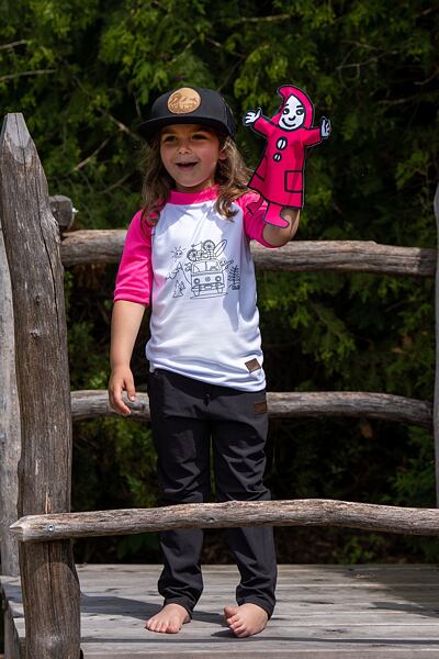 Dětské funkční UV tričko Promaledobrodruhy CoolMax krátký rukáv pink 9 