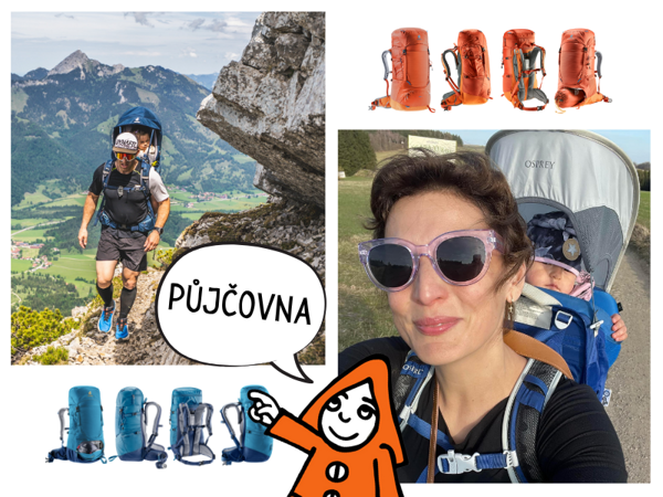 Půjčovna krosen NA děti a batohů PRO děti