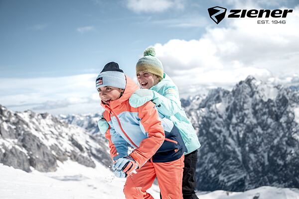 Dětská zimní bunda Ziener Arnu Jr - arctic sky stru 2