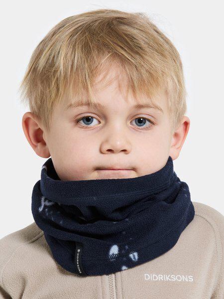 Dětský fleecový nákrčník Didriksons Monte neckwarmer navy 2 pack 2
