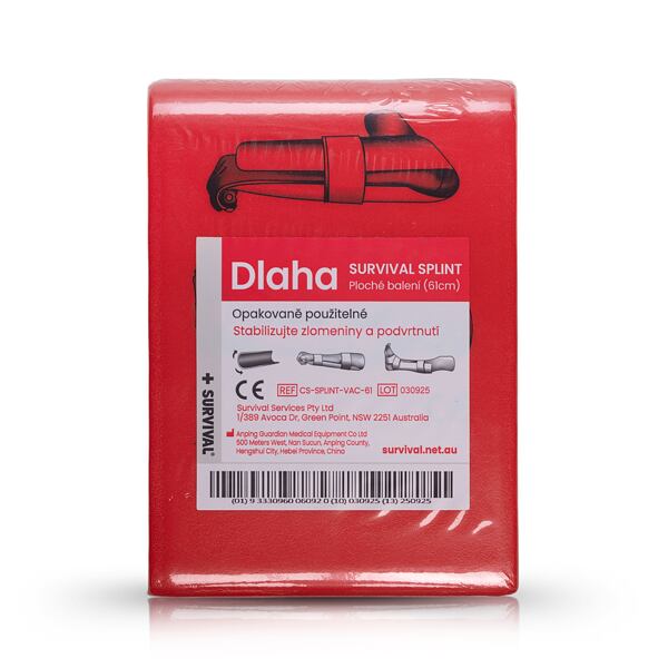 Tvarovatelná dlaha SURVIVAL Splint 61 cm x 11 cm