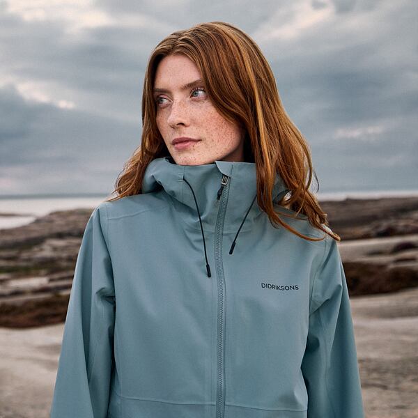 Dámská nepromokavá bunda Didriksons Bea parka factory blue 3