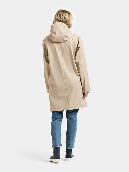 Dámská bunda do deště Didriksons Elly parka clay beige 3