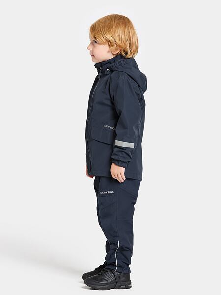 Dětská nepromokavá bunda Didriksons Norma navy - ROSTOUCÍ 4