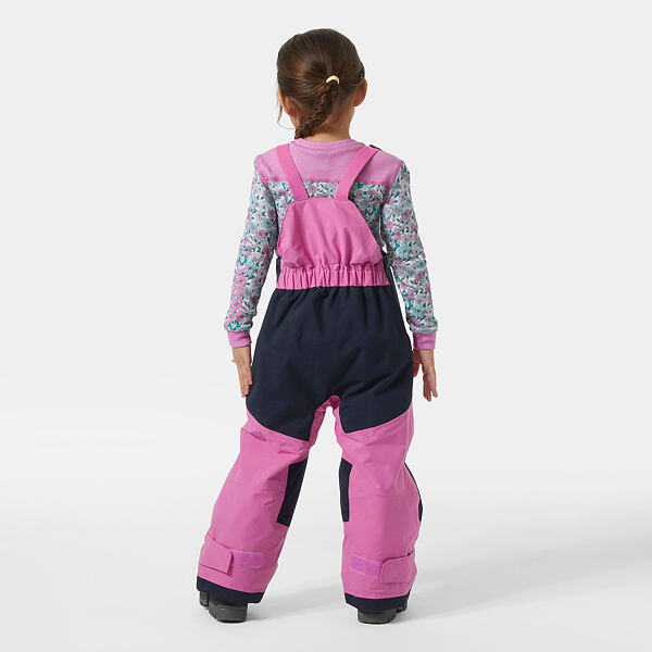Růžové lyžařské kalhoty Helly Hansen K Rider 2 Ins Bib s laclem