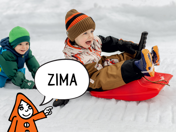 Jak vybavit děti do lesní školky v zimě, aby jim nebyla zima a byly celý den v suchu.