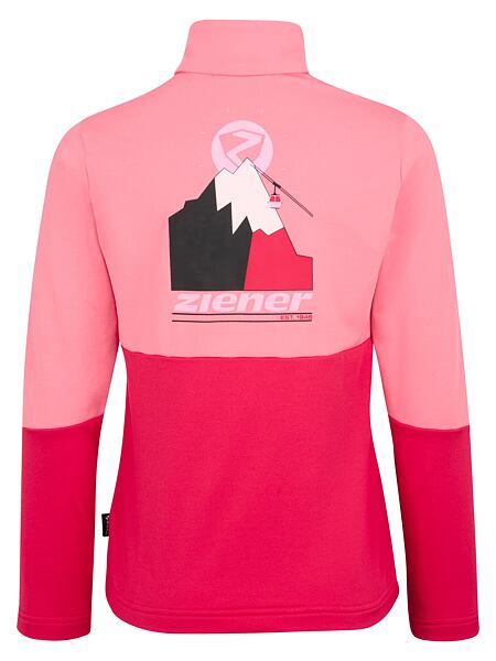 Dětská funkční mikina Ziener Jarps Jr - pink 2