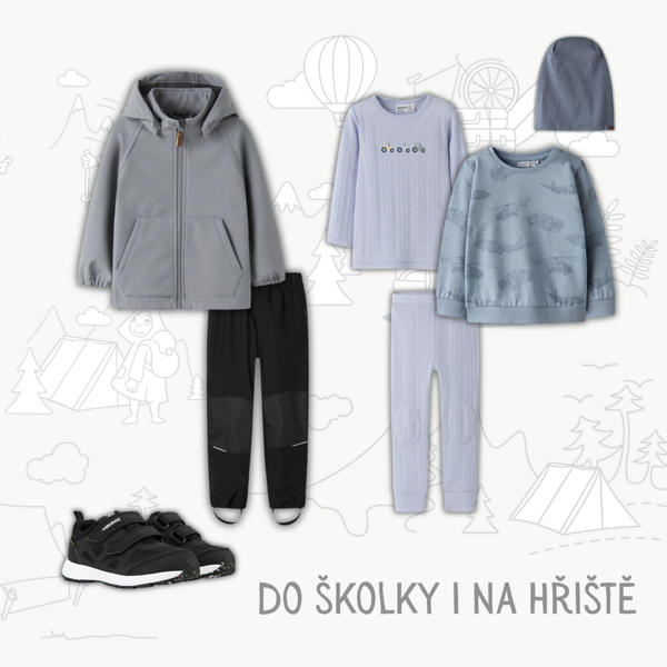 Outfit Name it fialový
