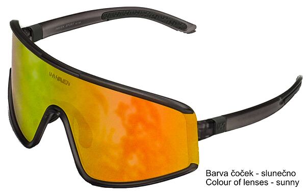 Samozatmavovací sluneční brýle Haven Vibe Photo black transparent - pro dospělé - slunečno