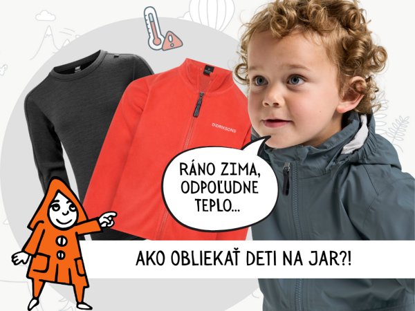 Ako obliekať deti na jar.