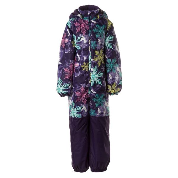 Dětská zimní kombinéza Huppa Wille 1 dark lilac pattern / dark lilac