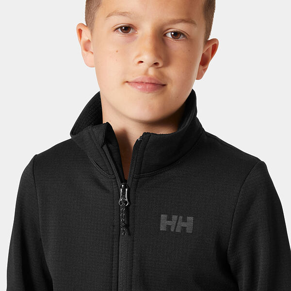 Černá fleecová mikina Helly Hansen JR Versalite pro děti