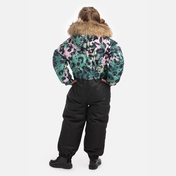 Dětská zimní kombinéza Huppa Wille 2 dark green pattern / black 2