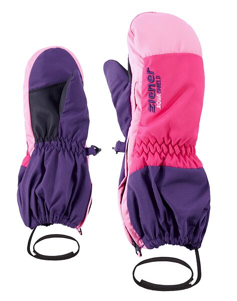 Dětské rukavice Ziener Levi AS® Minis dark purple - palčáky