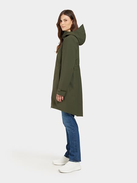 Dámská nepromokavá bunda Didriksons Bea parka deep green 7