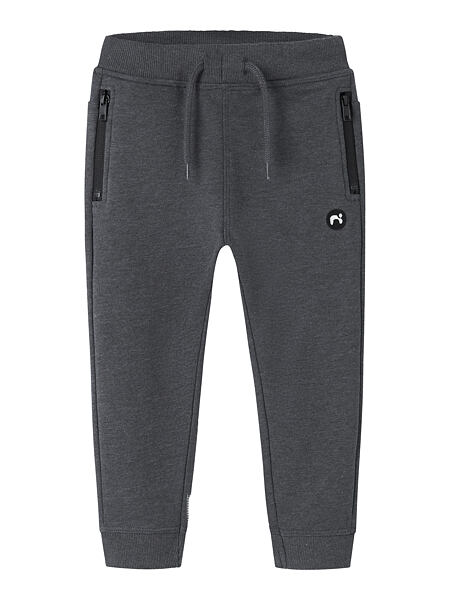 Dětské tepláky Name It Vimo - dark grey melange