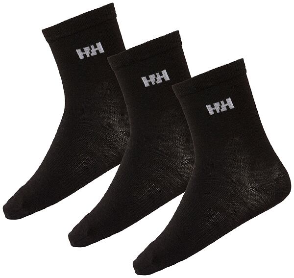 Dětské merino ponožky na zimu Helly Hansen – sada 3 ks black