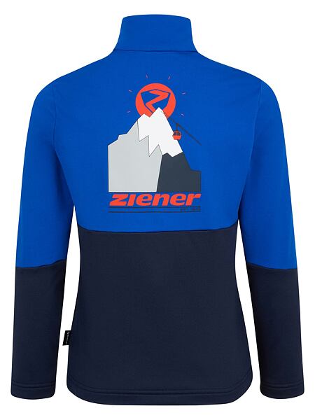 Dětská funkční mikina Ziener Jarps Jr - dark navy 2