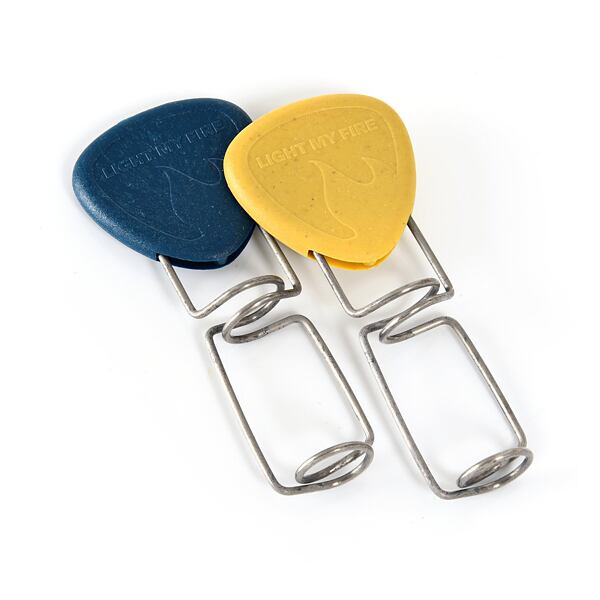 Univerzální vidlička na opékání Light my fire GrandPa´s FireFork 2-pack mustyyellow/hazyblue 2 kusy