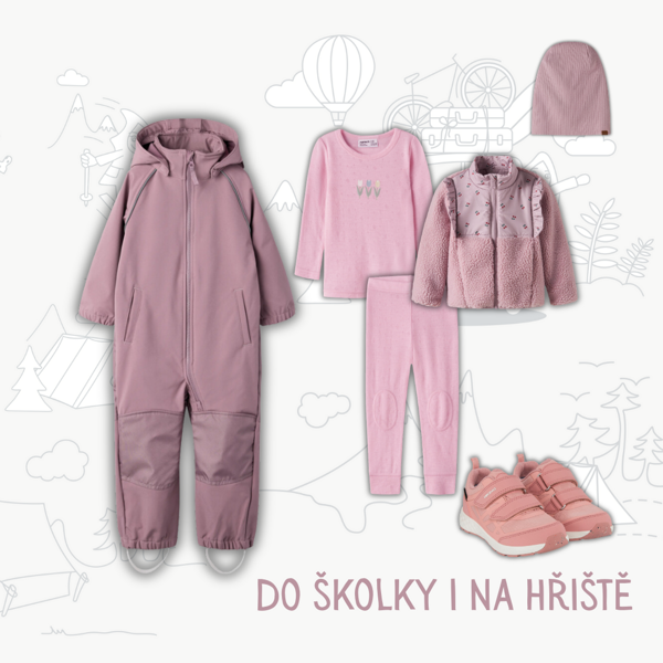 Outfit Name it růžový