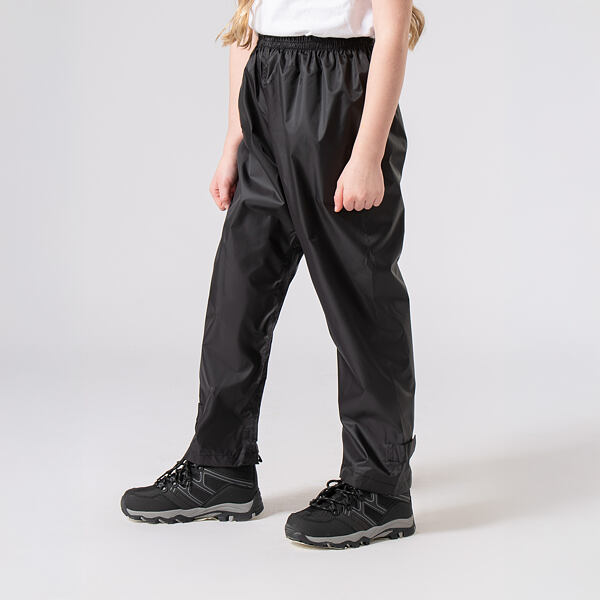 Dětské nepromokavé kalhoty Mac in a Sac Origin Overtrousers Black - SBALITELNÉ