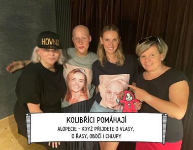 Kolibříci pomáhají: alopecie - když lidé přicházejí o vlasy. Jaké to je, s ní vyrůstat?