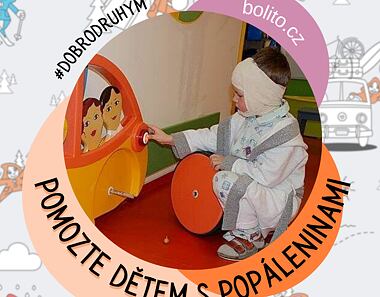 Pomoc dětem s popáleninami