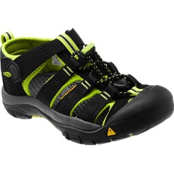 Dětské sandály KEEN Newport H2 black/lime green
