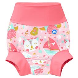 Dětské plenkové plavky Splash About Happy Nappy Sova a kočička