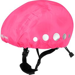Dětská cyklistická pláštěnka na přilbu Playshoes růžová