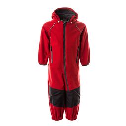 Dětská softshellová kombinéza Huppa Adal red/dark gray
