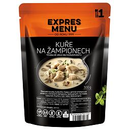 Kuře na žampionech Expres menu 1 porce