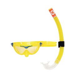 Dětský šnorchlovací a potápěčský set Aqualung COMBO MIX XB + SNORKEL žlutá