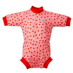 Dětské neoprénové UV body s krátkým rukávem Splash About Strawberry Field