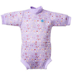 Dětské neoprénové UV body s krátkým rukávem Splash About Lilac Spring