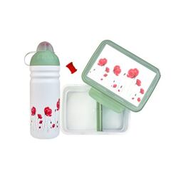 SET ZDRAVÁ LAHEV A ZDRAVÁ SVÁČA svačinový box a lahev 0,7l Vlčí mák