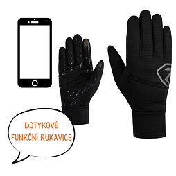 Multifunkční rukavice Ziener Ivano Touch black - 2v1