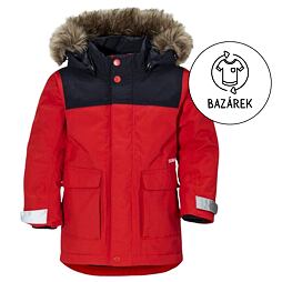 Dětská zimní bunda Didriksons Kure červená - bazárek