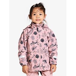 Dětská nepromokavá bunda Didriksons Norma ocean soft pink - ROSTOUCÍ