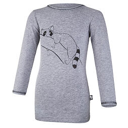 Dětské tričko BARIDI wear smyk DR Outlast® mýval - šedý melír