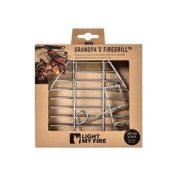 Skládací grilovací rošt na opékání nad ohněm Light my fire GrandPa´s FireGrill