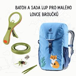 Set pro malé badatele – batoh Deuter, lupa, „domeček“ pro broučky
