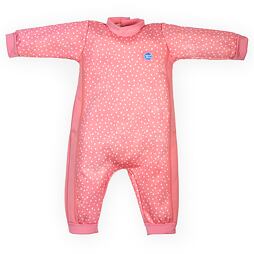 Dětský neoprenový UV overal Splash About Pink Dotty