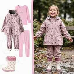 Dětský outfit do deště Name It Labutě