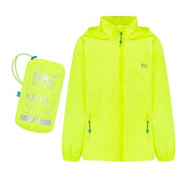 Dětská nepromokavá bunda Mac in a Sac Kid Origin Neon Yellow - SBALITELNÁ