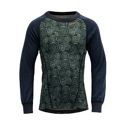 Dětské funkční tričko s merinem Devold Duo active woods s dlouhým rukávem