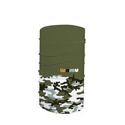 Dětský multifunkční šátek/nákrčník Wamu Maskáč - khaki vzor