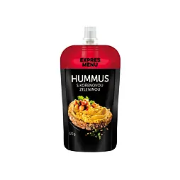 Hummus s kořenovou zeleninou Expres menu 1 porce