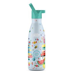 Dětská termoska Cool Bottles Kids 3D Candy land třívrstvá 350 ml
